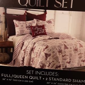Christmas Queen Quilt set